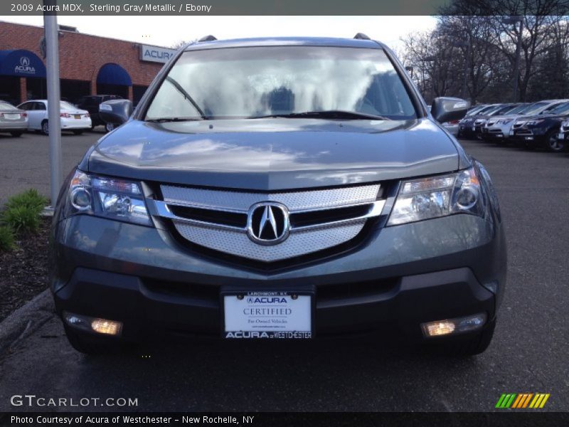 Sterling Gray Metallic / Ebony 2009 Acura MDX