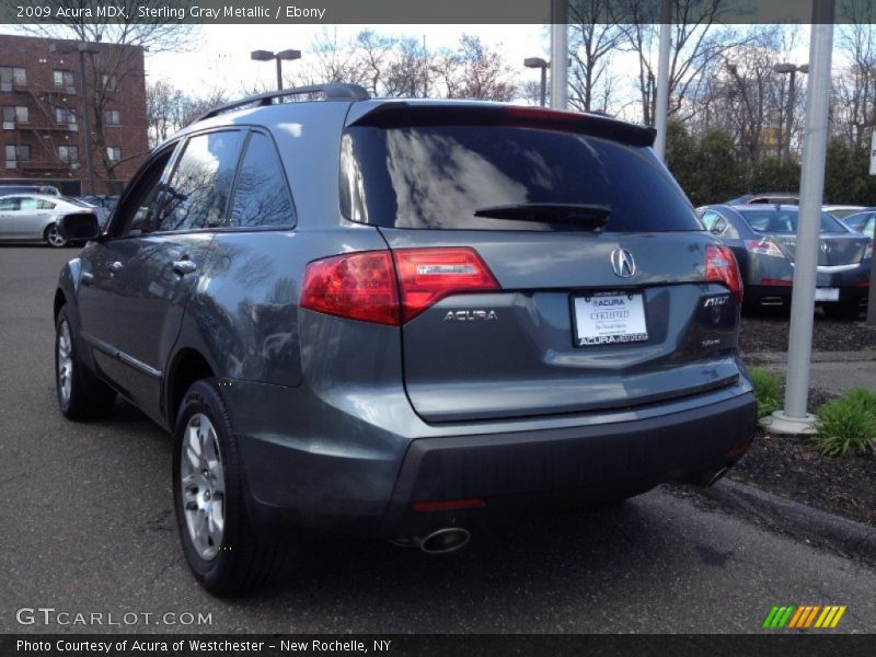 Sterling Gray Metallic / Ebony 2009 Acura MDX