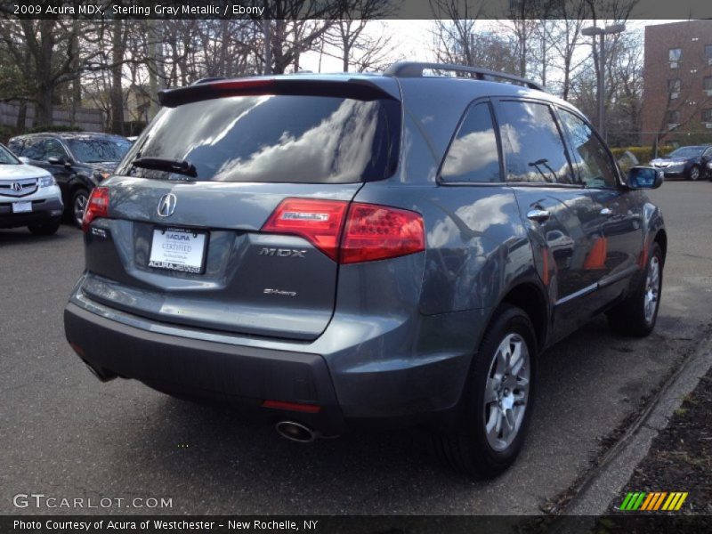 Sterling Gray Metallic / Ebony 2009 Acura MDX