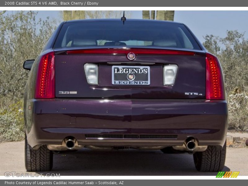 Black Cherry / Ebony 2008 Cadillac STS 4 V6 AWD