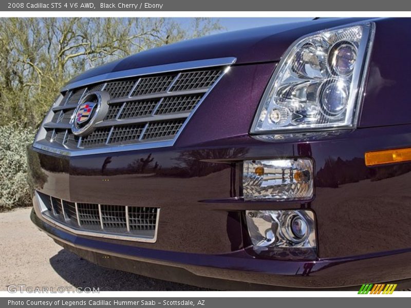 Black Cherry / Ebony 2008 Cadillac STS 4 V6 AWD