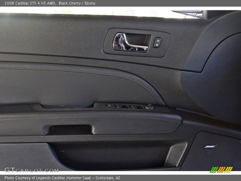 Black Cherry / Ebony 2008 Cadillac STS 4 V6 AWD