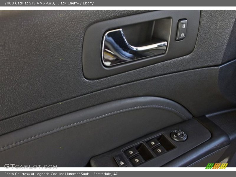 Black Cherry / Ebony 2008 Cadillac STS 4 V6 AWD