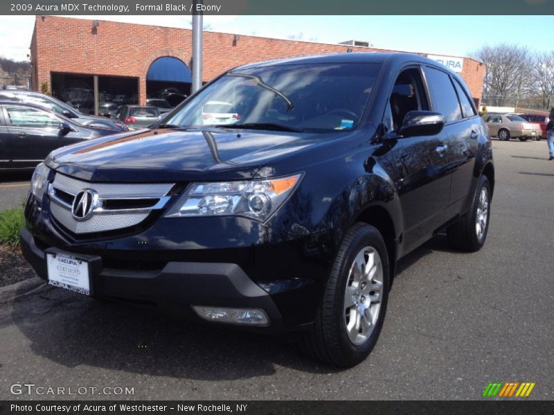 Formal Black / Ebony 2009 Acura MDX Technology