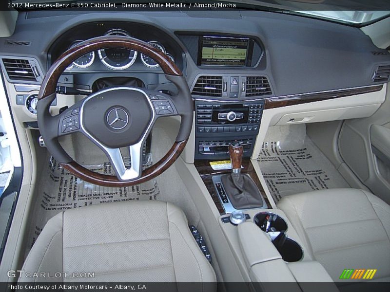 Diamond White Metallic / Almond/Mocha 2012 Mercedes-Benz E 350 Cabriolet