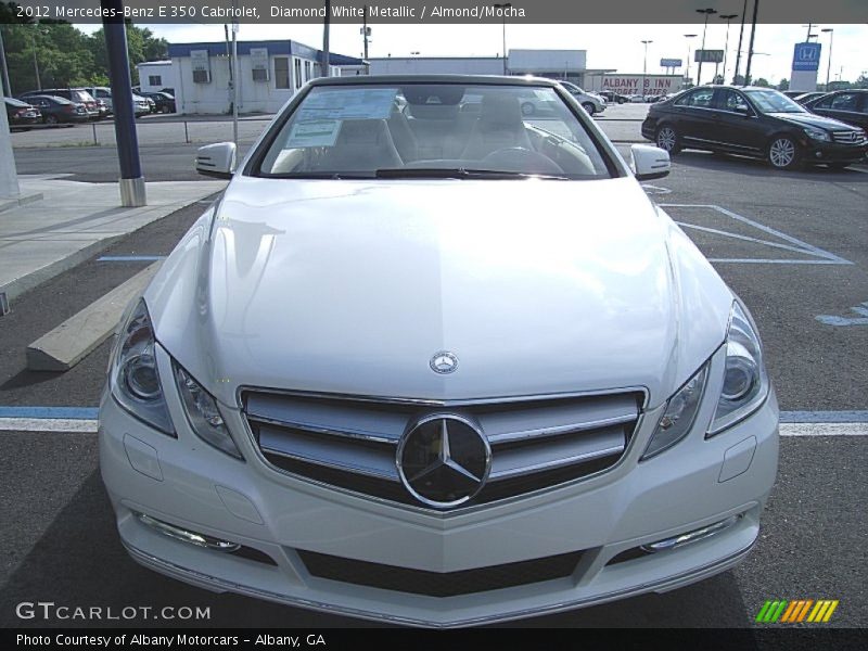 Diamond White Metallic / Almond/Mocha 2012 Mercedes-Benz E 350 Cabriolet