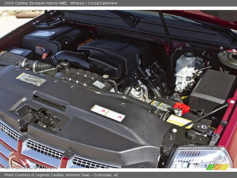  2009 Escalade Hybrid AWD Engine - 6.0 Liter OHV 16-Valve VVT V8 Gasoline/Electric Hybrid