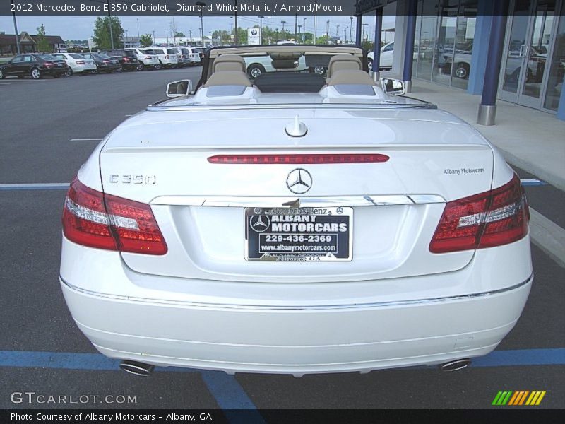 Diamond White Metallic / Almond/Mocha 2012 Mercedes-Benz E 350 Cabriolet