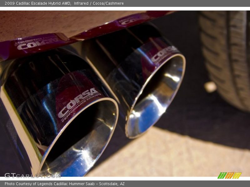 Exhaust of 2009 Escalade Hybrid AWD