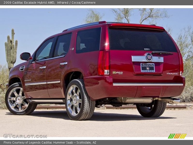Infrared / Cocoa/Cashmere 2009 Cadillac Escalade Hybrid AWD