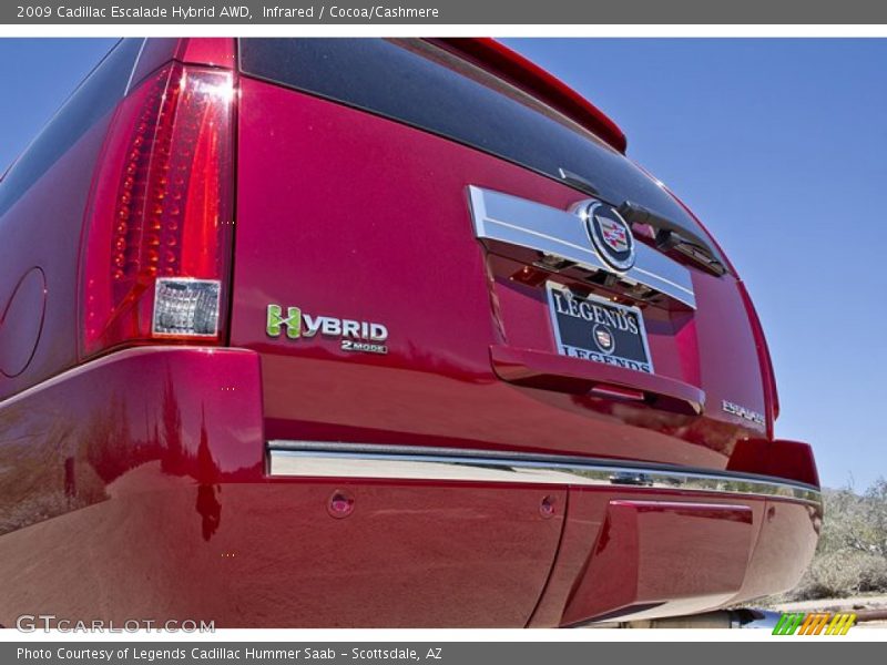 Infrared / Cocoa/Cashmere 2009 Cadillac Escalade Hybrid AWD