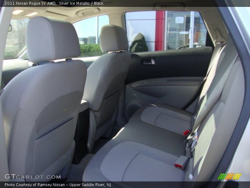 Silver Ice Metallic / Black 2011 Nissan Rogue SV AWD