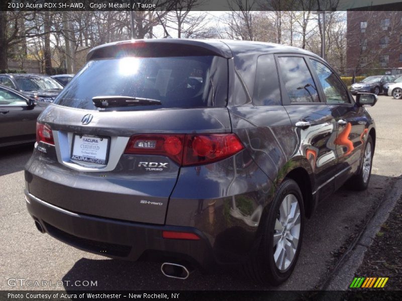Grigio Metallic / Taupe 2010 Acura RDX SH-AWD
