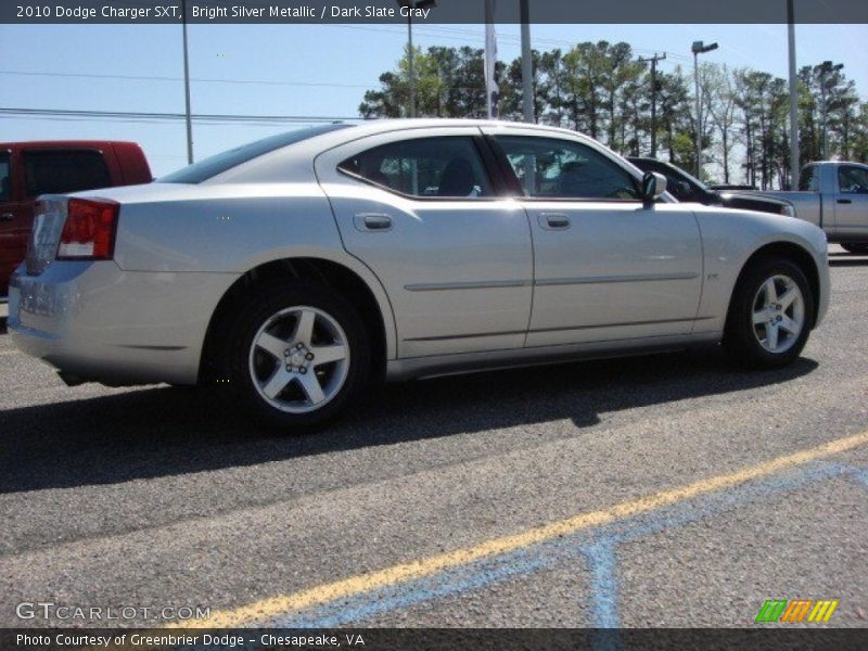 Bright Silver Metallic / Dark Slate Gray 2010 Dodge Charger SXT