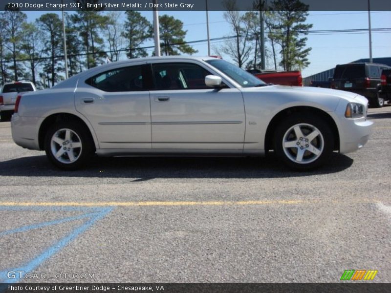 Bright Silver Metallic / Dark Slate Gray 2010 Dodge Charger SXT