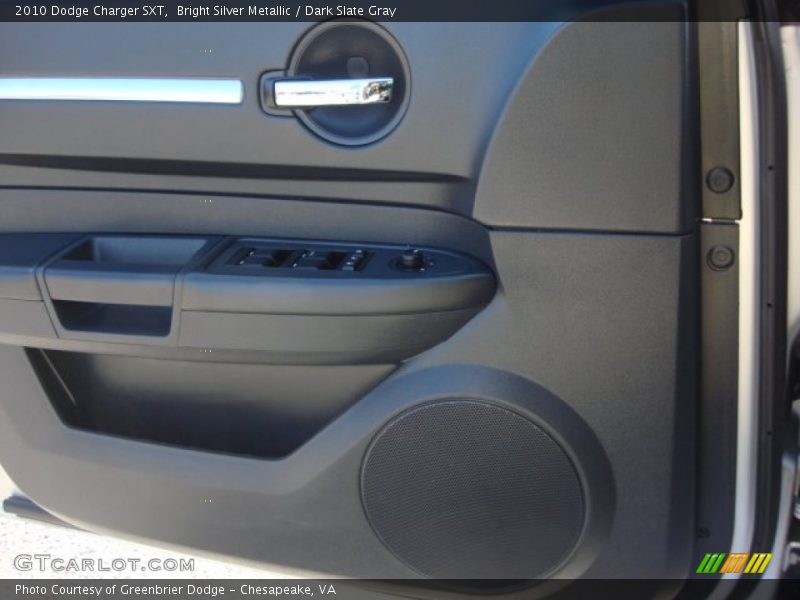 Bright Silver Metallic / Dark Slate Gray 2010 Dodge Charger SXT