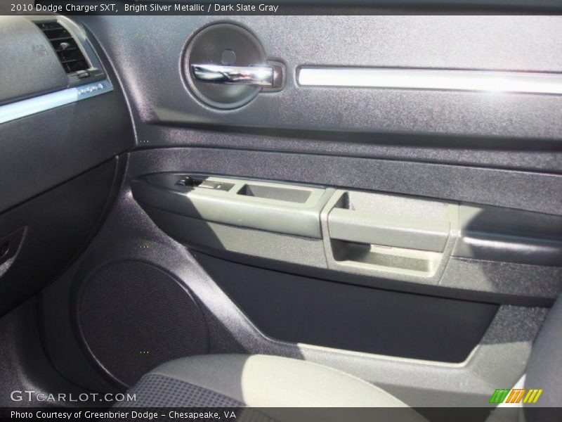 Bright Silver Metallic / Dark Slate Gray 2010 Dodge Charger SXT