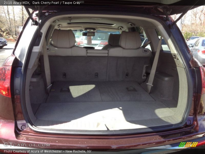 Dark Cherry Pearl / Taupe Gray 2010 Acura MDX