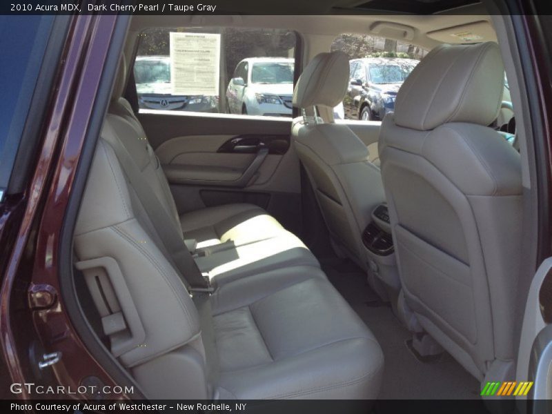 Dark Cherry Pearl / Taupe Gray 2010 Acura MDX