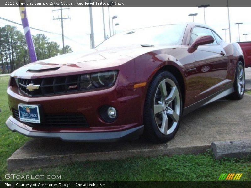 Red Jewel Tintcoat / Black 2010 Chevrolet Camaro SS/RS Coupe