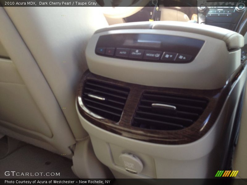 Dark Cherry Pearl / Taupe Gray 2010 Acura MDX
