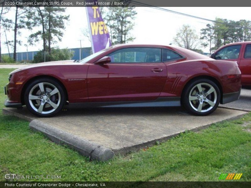 Red Jewel Tintcoat / Black 2010 Chevrolet Camaro SS/RS Coupe