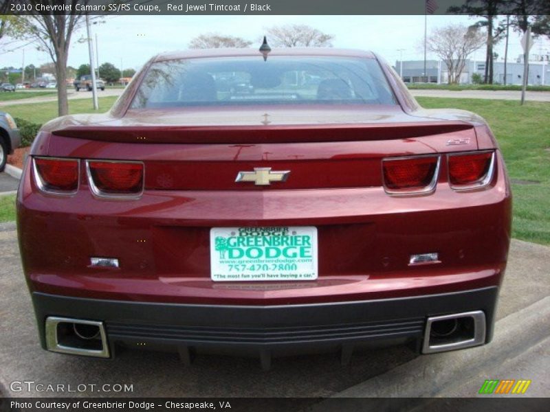 Red Jewel Tintcoat / Black 2010 Chevrolet Camaro SS/RS Coupe