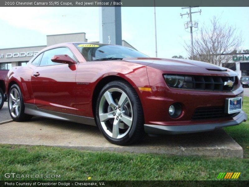 Red Jewel Tintcoat / Black 2010 Chevrolet Camaro SS/RS Coupe