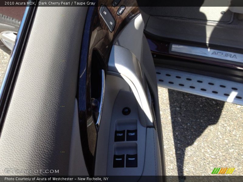 Dark Cherry Pearl / Taupe Gray 2010 Acura MDX