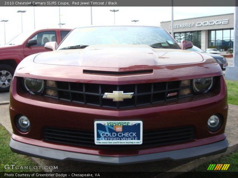 Red Jewel Tintcoat / Black 2010 Chevrolet Camaro SS/RS Coupe