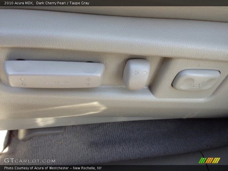 Dark Cherry Pearl / Taupe Gray 2010 Acura MDX