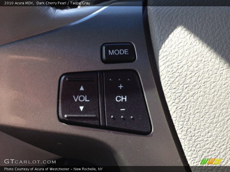 Dark Cherry Pearl / Taupe Gray 2010 Acura MDX