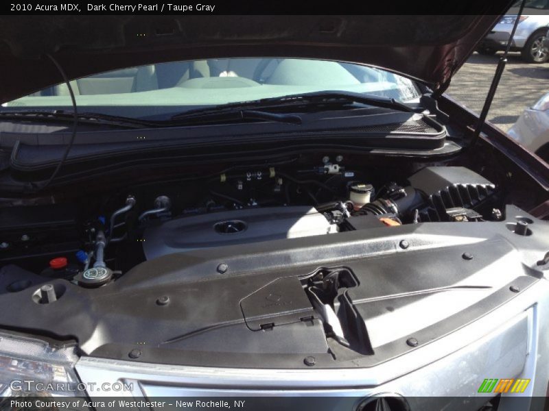 Dark Cherry Pearl / Taupe Gray 2010 Acura MDX