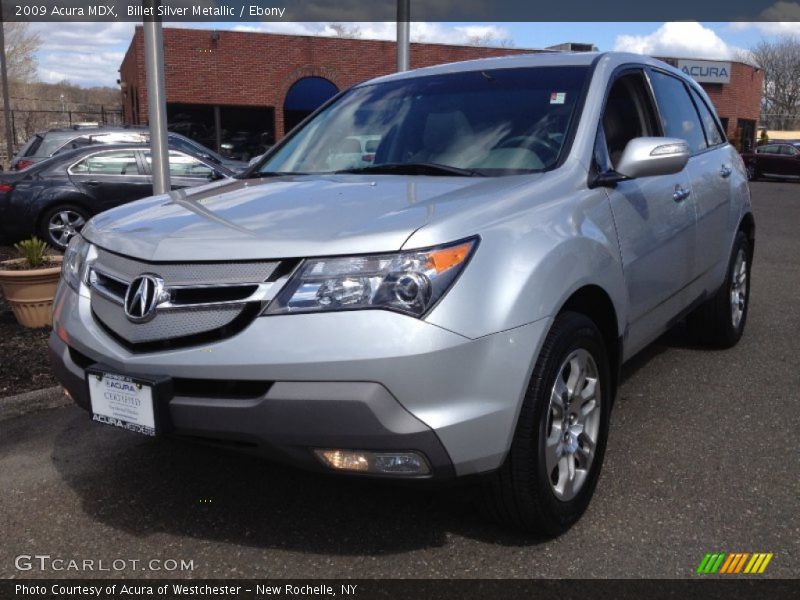 Billet Silver Metallic / Ebony 2009 Acura MDX