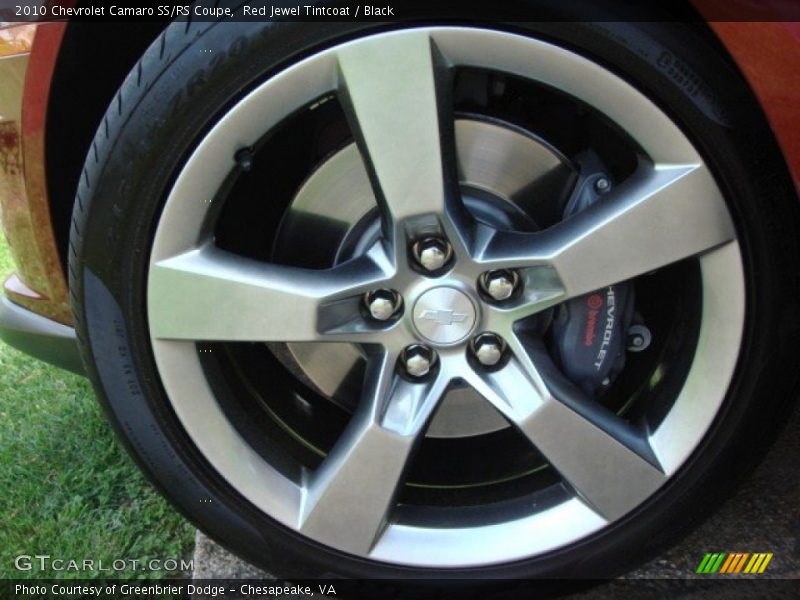 Red Jewel Tintcoat / Black 2010 Chevrolet Camaro SS/RS Coupe