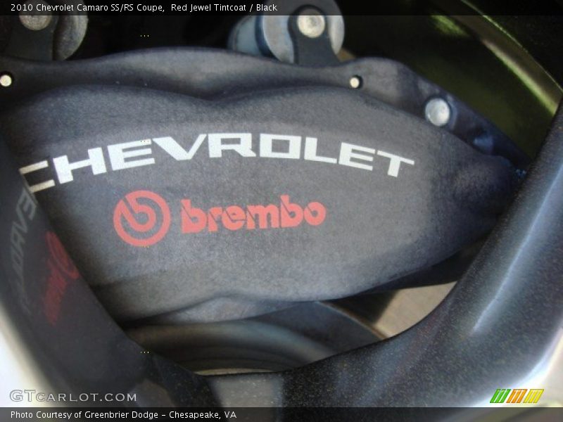 Red Jewel Tintcoat / Black 2010 Chevrolet Camaro SS/RS Coupe
