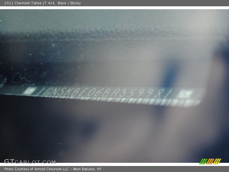 Black / Ebony 2011 Chevrolet Tahoe LT 4x4