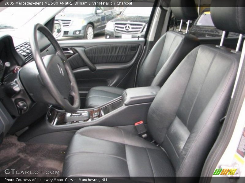 Brilliant Silver Metallic / Charcoal 2005 Mercedes-Benz ML 500 4Matic