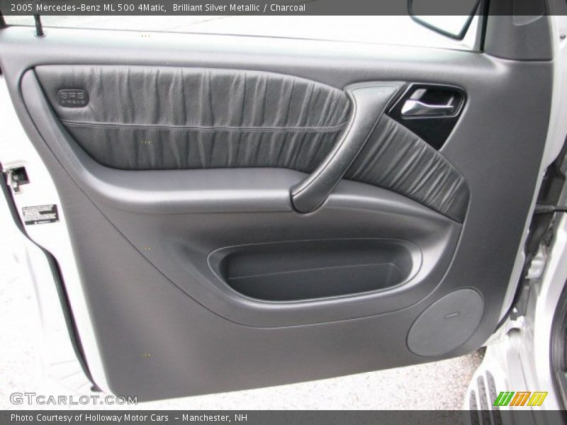 Brilliant Silver Metallic / Charcoal 2005 Mercedes-Benz ML 500 4Matic