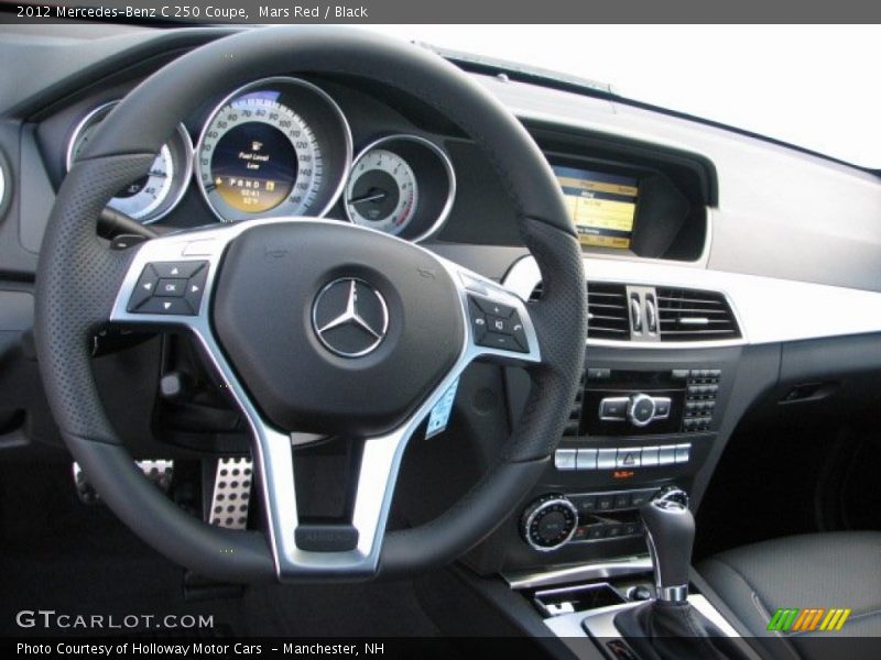 Mars Red / Black 2012 Mercedes-Benz C 250 Coupe
