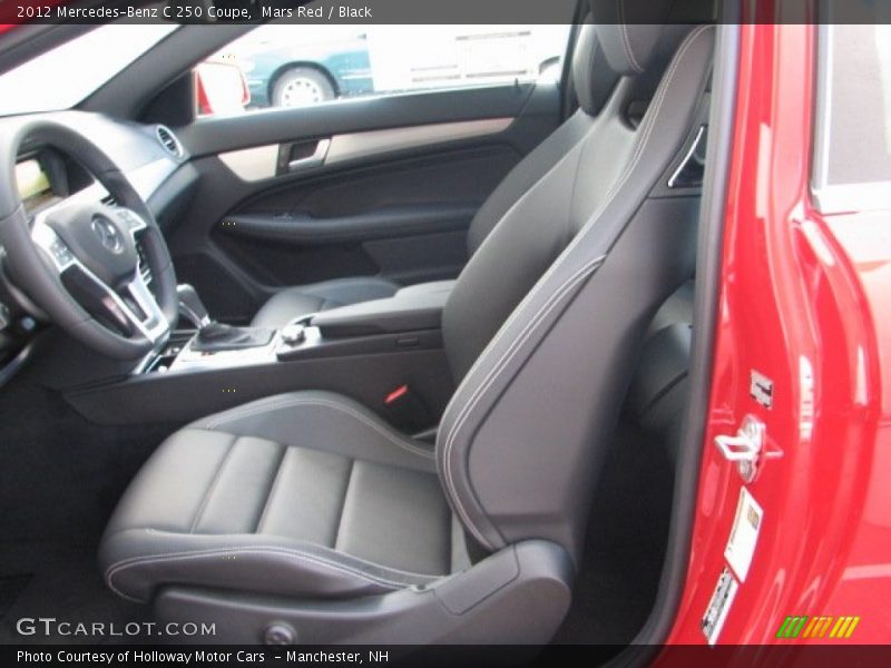 Mars Red / Black 2012 Mercedes-Benz C 250 Coupe