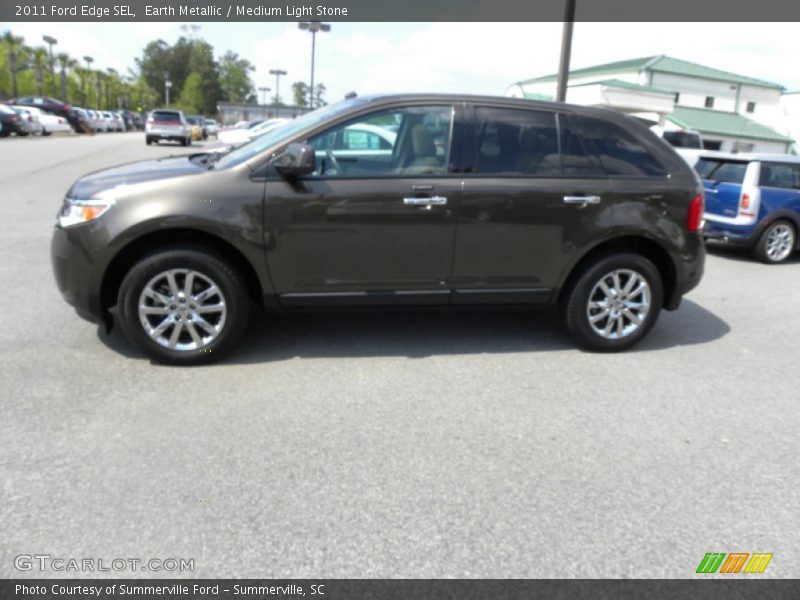 Earth Metallic / Medium Light Stone 2011 Ford Edge SEL