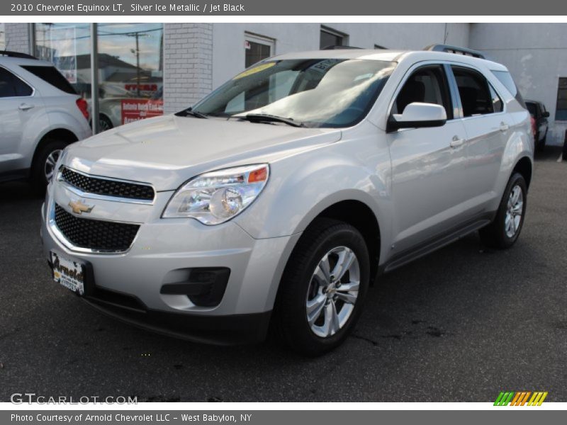 Silver Ice Metallic / Jet Black 2010 Chevrolet Equinox LT