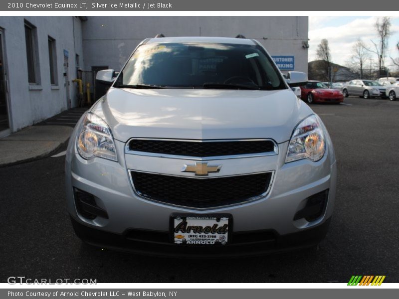 Silver Ice Metallic / Jet Black 2010 Chevrolet Equinox LT