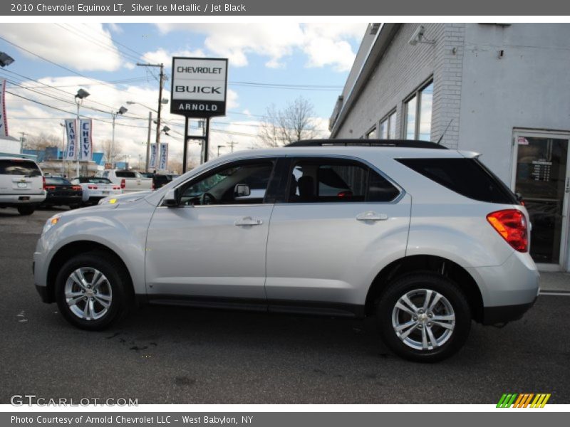 Silver Ice Metallic / Jet Black 2010 Chevrolet Equinox LT