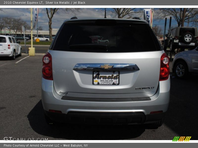 Silver Ice Metallic / Jet Black 2010 Chevrolet Equinox LT
