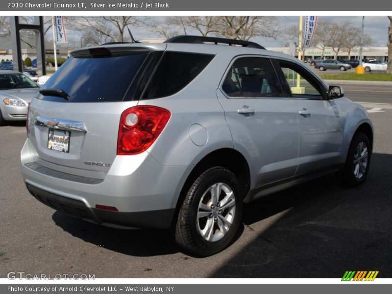 Silver Ice Metallic / Jet Black 2010 Chevrolet Equinox LT