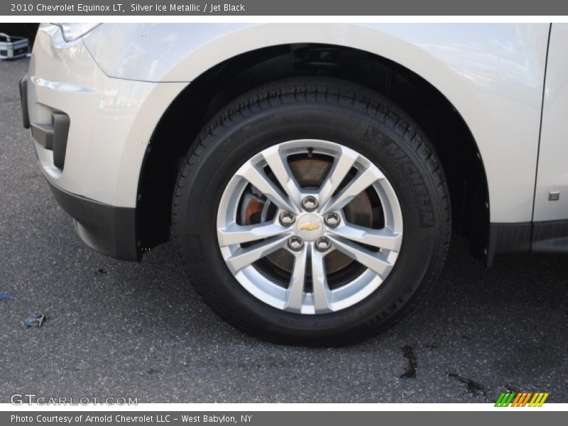 Silver Ice Metallic / Jet Black 2010 Chevrolet Equinox LT