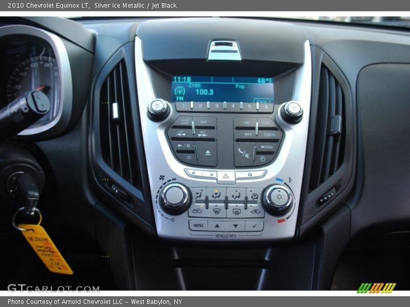 Silver Ice Metallic / Jet Black 2010 Chevrolet Equinox LT