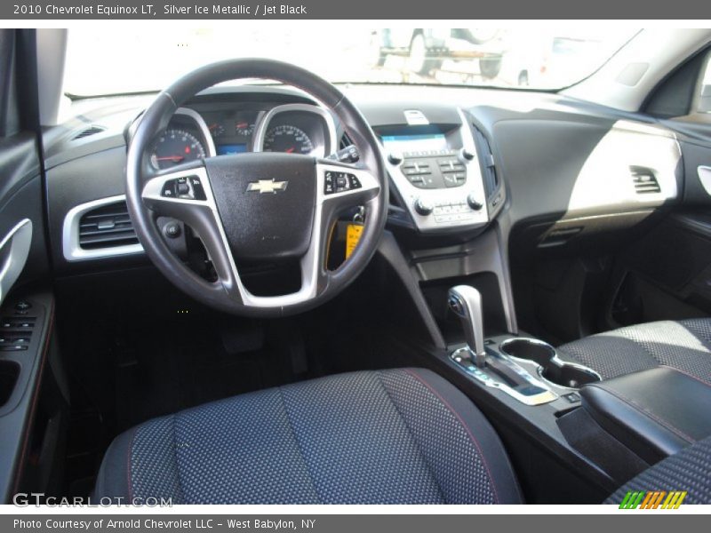 Silver Ice Metallic / Jet Black 2010 Chevrolet Equinox LT